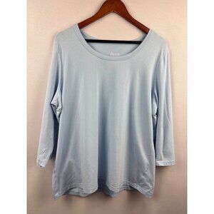 Women’s D&Co. XL Light Blue Long Sleeve Shirt
